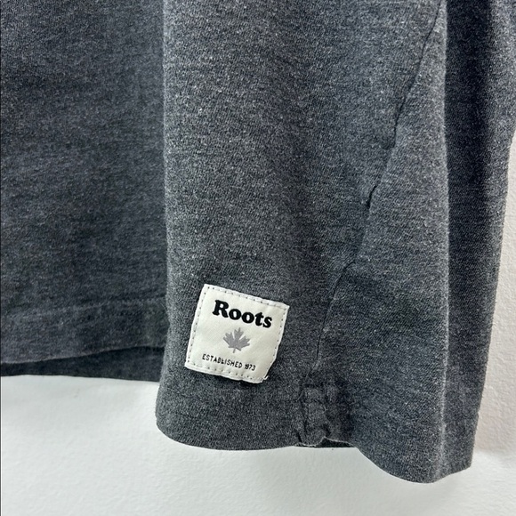 Roots Graphic T-Shirt Canada Hockey 100% Cotton Exercise Walk Run Yoga Gym Cozy - Picture 2 of 7